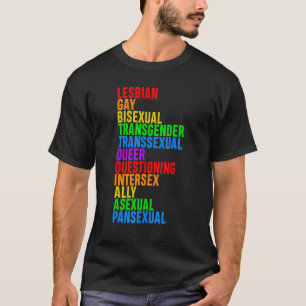 T-shirt Drapeau humain Gay pride Mois Transgenre Fière