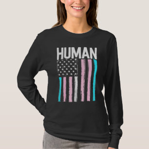 T-shirt Drapeau Humain Lgbtq Gay pride Mois Tee Plus Taill