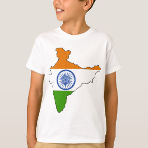 T-shirt Drapeau Inde