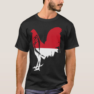 T-shirt Drapeau indonésien Drapeau indonésien Gamef