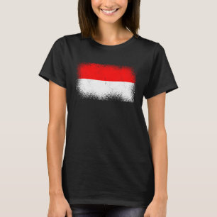 T-shirt Drapeau indonésien Indonésie