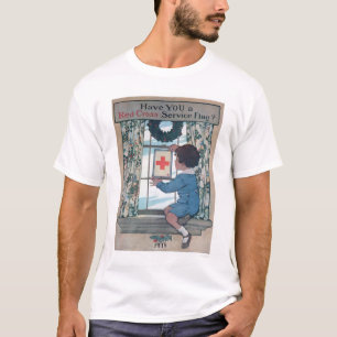 T-shirt Drapeau interarmées rouge (US00202B)