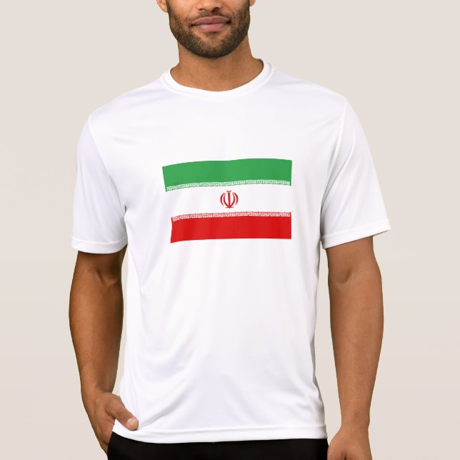 T-shirt Drapeau Iran (Devant)