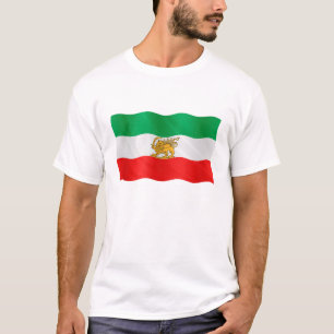 T-shirt drapeau iranien du lion et du soleil