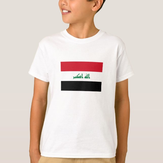 T-shirt Drapeau Iraq (Devant)