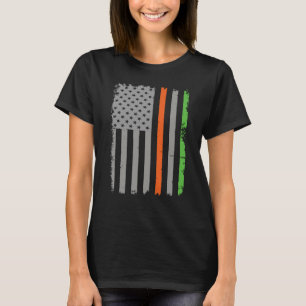 T-shirt Drapeau irlandais américain