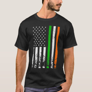 T-shirt Drapeau irlandais américain Irlande Drapeau Homme