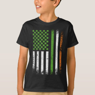 T-shirt Drapeau irlandais américain Irlande Drapeau irland