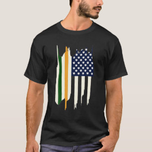 T-shirt Drapeau irlandais américain Irlande Drapeau Saint