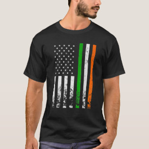 T-shirt Drapeau irlandais américain Irlande Drapeau Saint