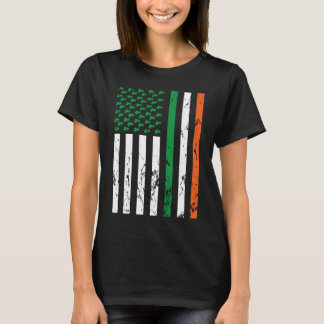 T-shirt Drapeau irlandais américain Irlande St Patrick's D