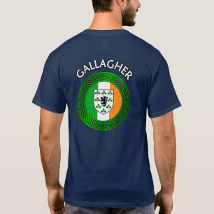 T-shirt Drapeau irlandais Clover Celtic Knot - Gallagher T
