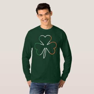 T-shirt Drapeau irlandais Couleurs Shamrock Clover St. Pat