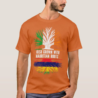 T-shirt Drapeau Irlandais Cultivé Avec Racines Maurice Irl