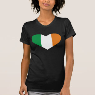 T-shirt Drapeau irlandais dans une chemise de femmes de