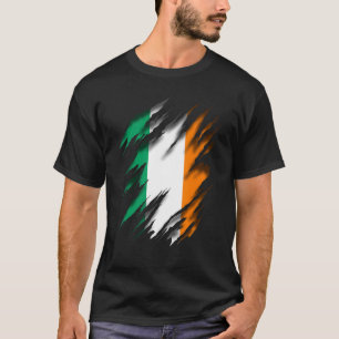T-shirt Drapeau Irlandais De L'Irlande 1