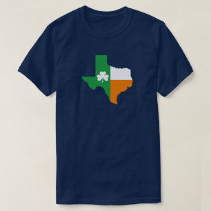 T-shirt Drapeau irlandais du Texas