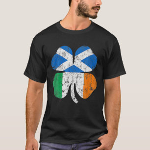 T-shirt Drapeau irlandais écossais Irlande Écosse St patri