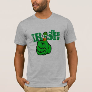T-shirt drapeau irlandais Green St Patrick's day Lucky Gre