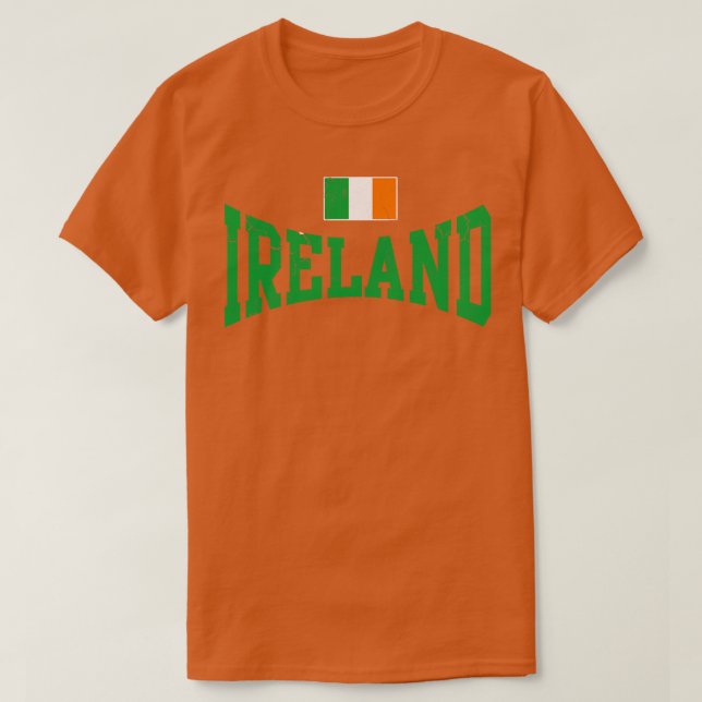T-shirt Drapeau irlandais Jour de la Saint Patrick Irlande (Design devant)