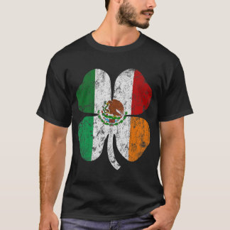 T-shirt Drapeau irlandais mexicain Mexique Irlande Jour de