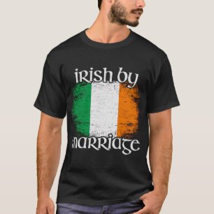 T-shirt Drapeau irlandais par mariage