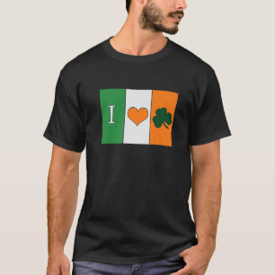 T-shirt Drapeau irlandais, Shamrock de la Saint Patrick, S