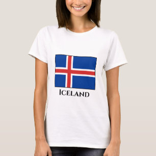 T-shirt Drapeau islandais
