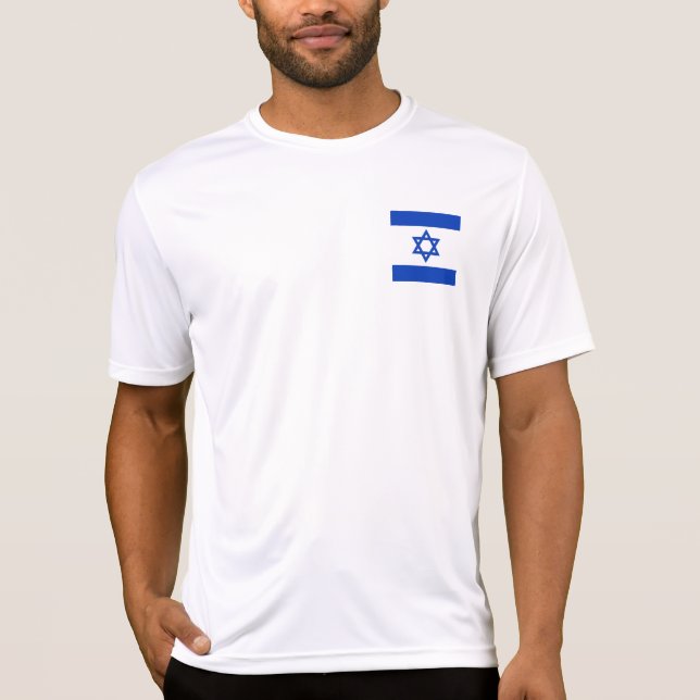 T-shirt Drapeau Israël (Devant)