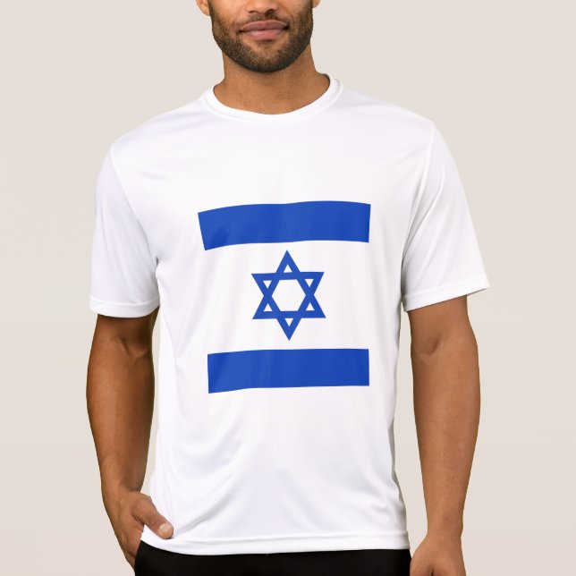 T-shirt Drapeau Israël (Devant)