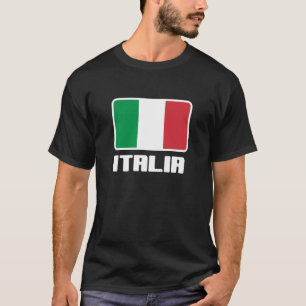 T-shirt Drapeau Italia