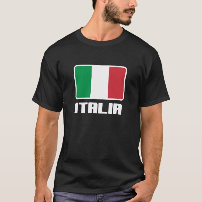 T-shirt Drapeau Italia (Devant)