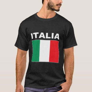 T-shirt Drapeau Italia Pocket Flags Italie Veste italienne
