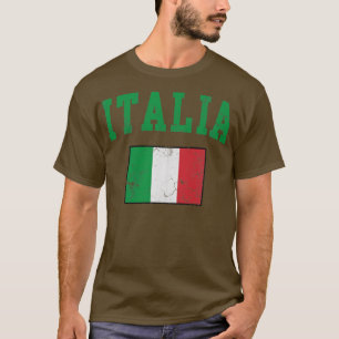 T-shirt Drapeau Italia vintage Italie Italiano