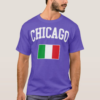 T-shirt Drapeau Italiano Italiano de Chicago Italie