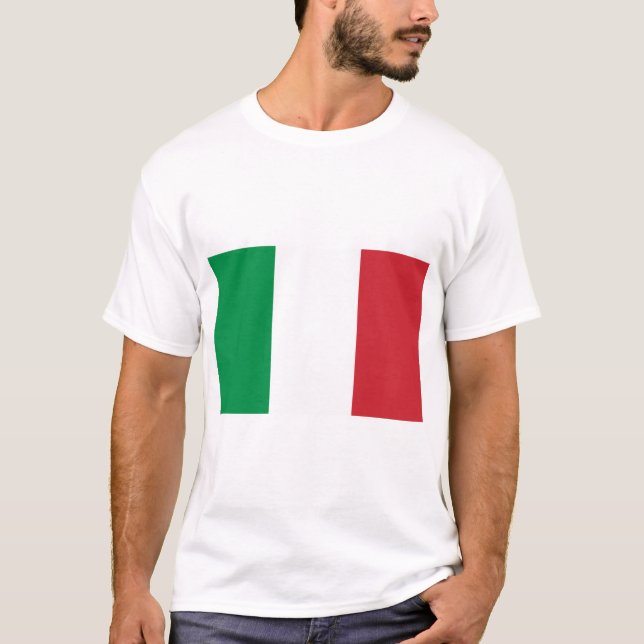 T-shirt Drapeau Italie (Devant)