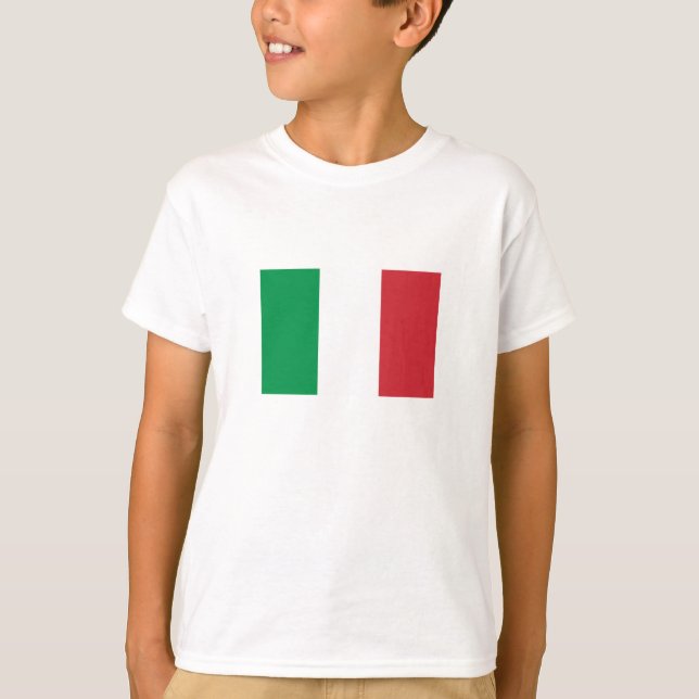 T-shirt Drapeau Italie (Devant)