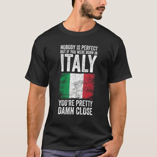 T-shirt Drapeau italien (Devant)