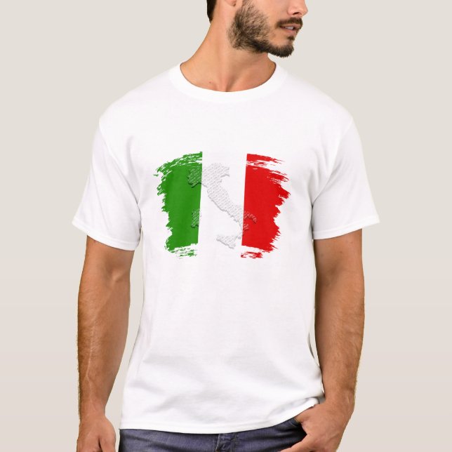 T-shirt Drapeau italien (Devant)