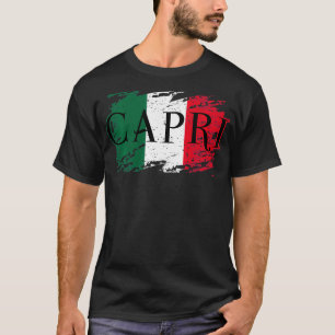 T-shirt Drapeau Italien I Vintage Capri Italie