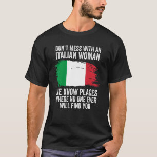 T-shirt Drapeau italien Italie