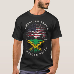 T-shirt Drapeau jamaïcain américain