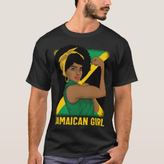 T-shirt Drapeau jamaïcain fort
