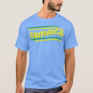 T-shirt Drapeau Jamaïcain Jamaïque C'est Dans Mon Coeur Ho