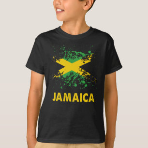 T-shirt Drapeau jamaïcain Retro