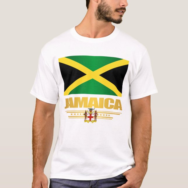 T-shirt Drapeau Jamaïque (Devant)