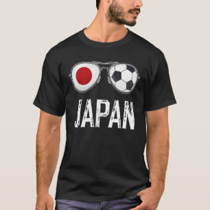 T-shirt Drapeau japonais & Football Sunglass Fun japonais