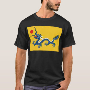 T-shirt Drapeau jaune impérial de dragon, dynastie de Qin