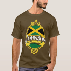 T-shirt Drapeau Johnson Family Jamaïque