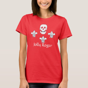 T-SHIRT DRAPEAU JOLLY ROGER ET TROIS LIEUX
